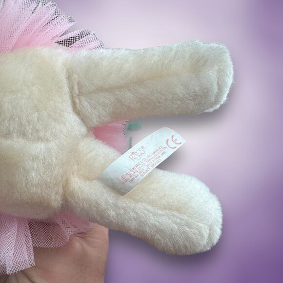 Vintage White Russ LITTLE TUTU Ballet Hugs - Ballerina Teddy Bear Plush 8" NWT - Picture 3 of 7